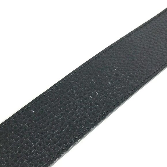 GUCCI 450000 Double G GG logo Belt buckle for bottoms belt Leather Black/blue main image 6
